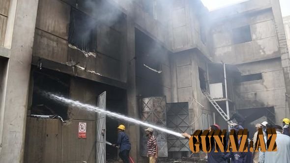 Pakistanda kimya fabrikində yanğın: 17 nəfər öldü - FOTO