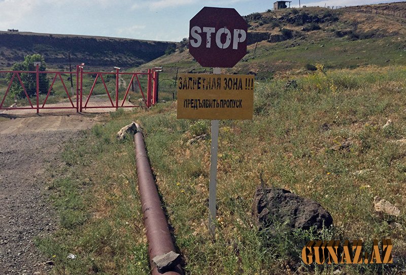 Rus hərbiçiləri Azərbaycan və Ermənistan sərhəddində