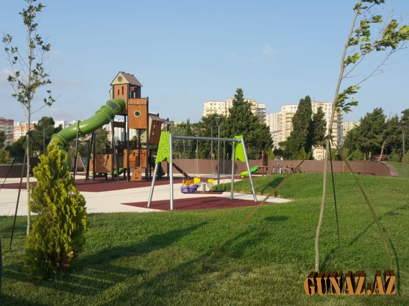 Prezident və xanımı "Kənclik" parkının AÇILIŞINDA