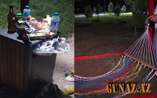 Yeni sçılan parkdan ACINACAQLI GÖRÜNTÜLƏR-VİDEO