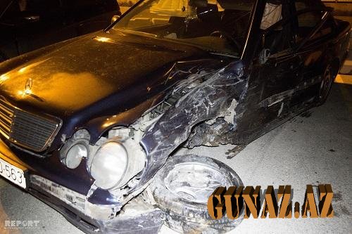 Bakıda ağır qəza: işıqfor aşdı