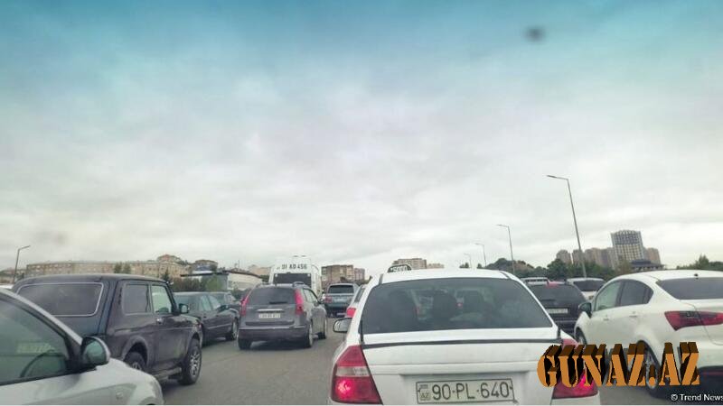 Bakı- Sumqayıt yolunda uzun tıxac yarandı