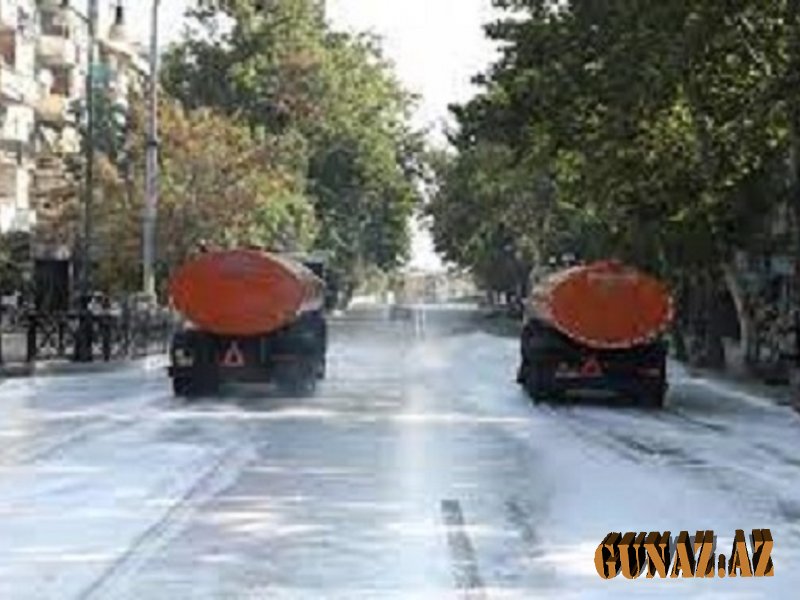 Bu gün paytaxt yenə dezinfeksiya edilir