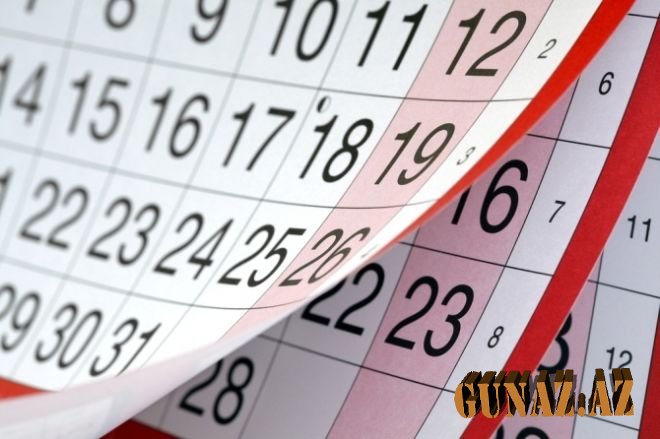 Noyabrda bu tarixlər qeyri iş günüdür