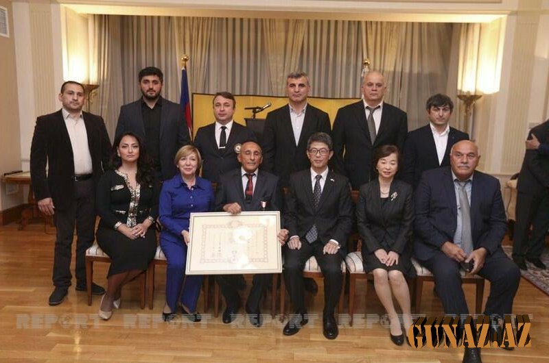İdmançılara Yaponiyanın fəxri ordeni təqdim edildi