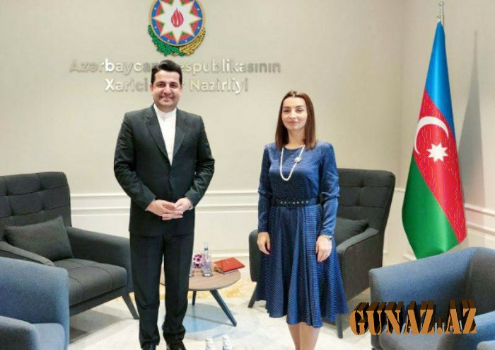 Leyla Abdullayeva İran səfiri ilə görüşüb