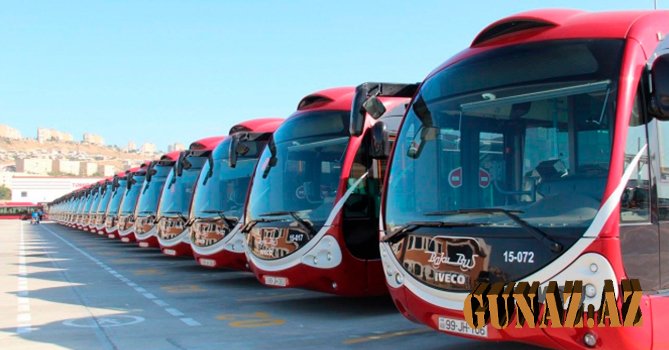 Bu avtobuslarln hərəkət istiqaməti dəyişdirildi