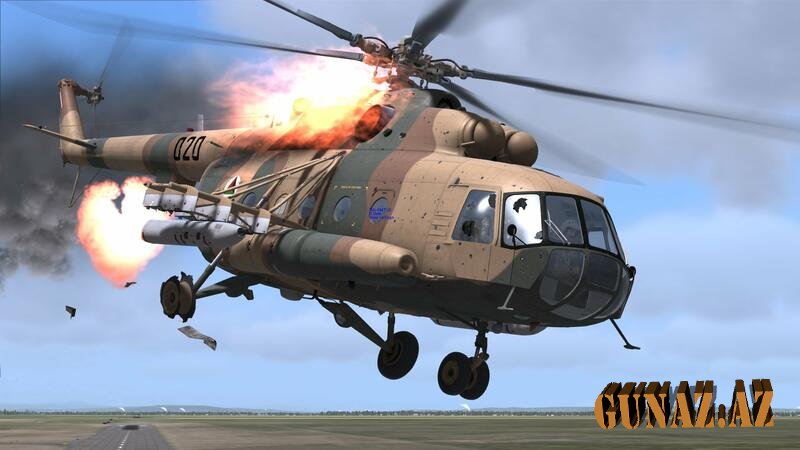 Qəzaya uğrayan helikopter bu olub- FOTO