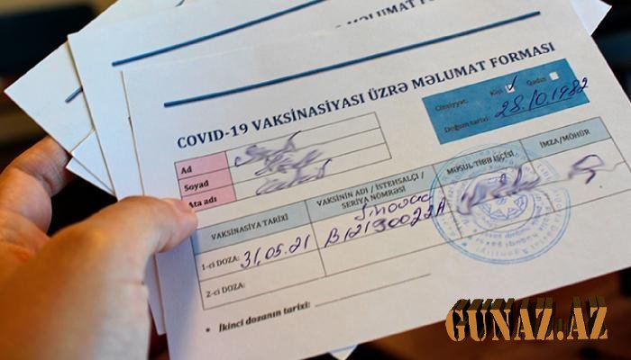 Covid-19 passportu ilə bağlı yenilik