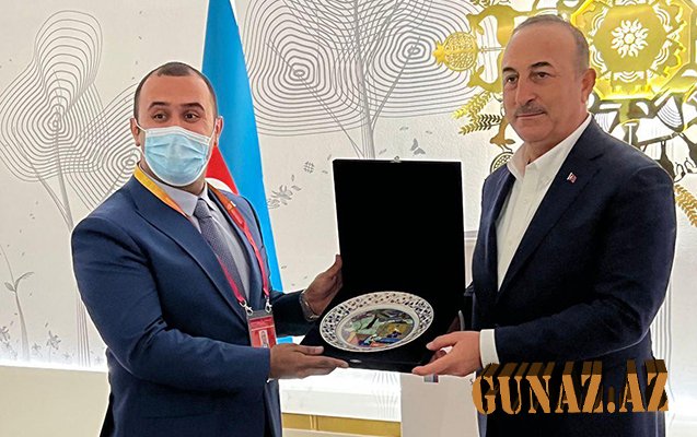 Çavuşoğlu Dubayda Azərbaycan Pavilyonuna getdi - FOTOLAR