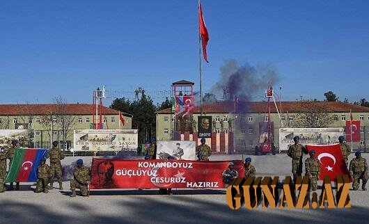 Hərbçilərimiz Türkiyədə komando kursunu bitirdi
