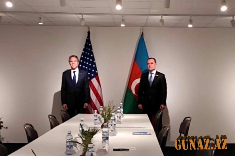 Ceyhun Bayramov Entoni Blinken ilə görüşüb