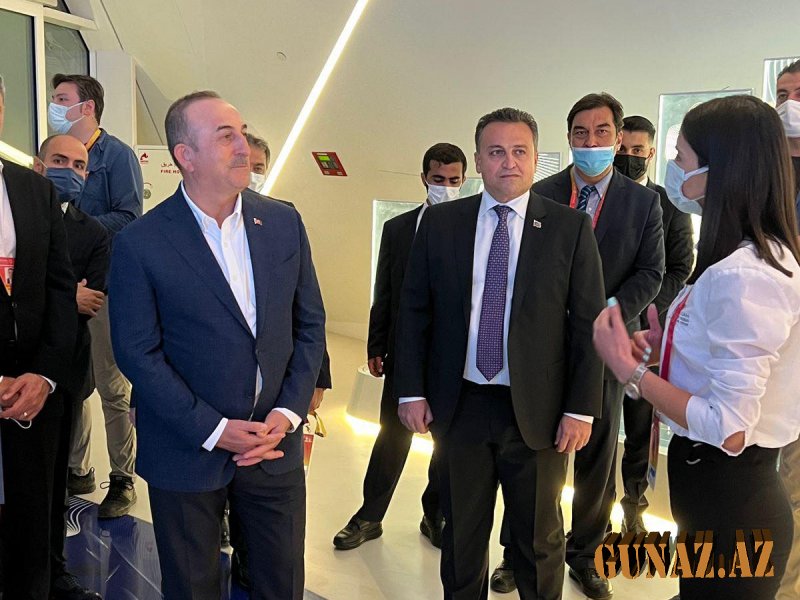 Çavuşoğlu Dubayda Azərbaycan Pavilyonuna getdi - FOTOLAR