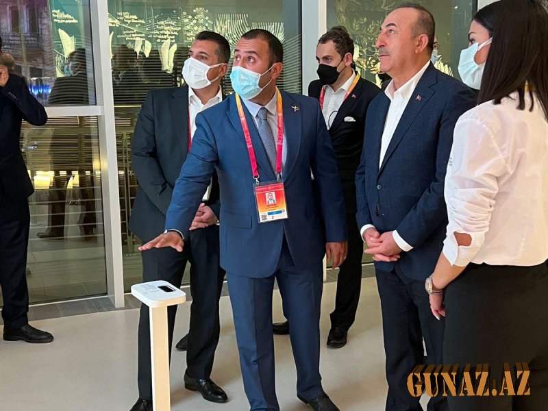 Çavuşoğlu Dubayda Azərbaycan Pavilyonuna getdi - FOTOLAR