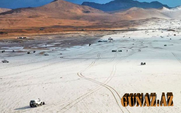 Səudiyyə Ərəbistanın 6 şəhərinə qar yağdı- FOTO