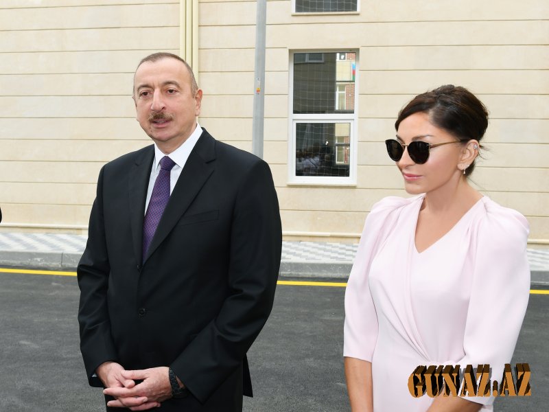 İlham Əliyev və Mehriban Əliyeva açılışda