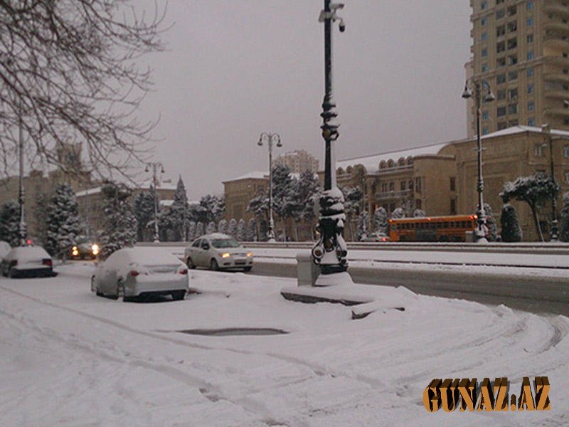 Sabah Bakıda sulu qar yağacaq