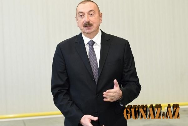 İlham Əliyev açılışda