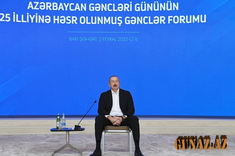 Müharibə gedə-gedə Gəncə bombalanırdı- İlham Əliyev