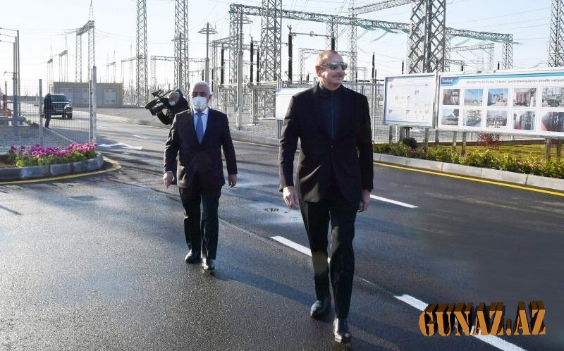 İlham Əliyev açılışda