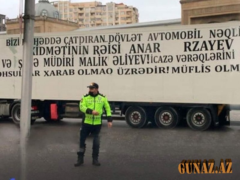 Tır sürücüləri yolu bağladı- Bəs nəticəsi nə oldu?