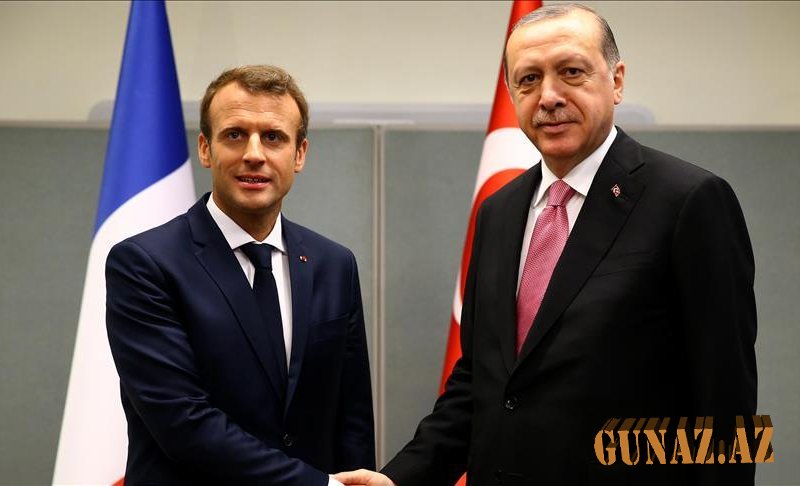 Ərdoğan və Makron Rusiya hücumundan danışdı