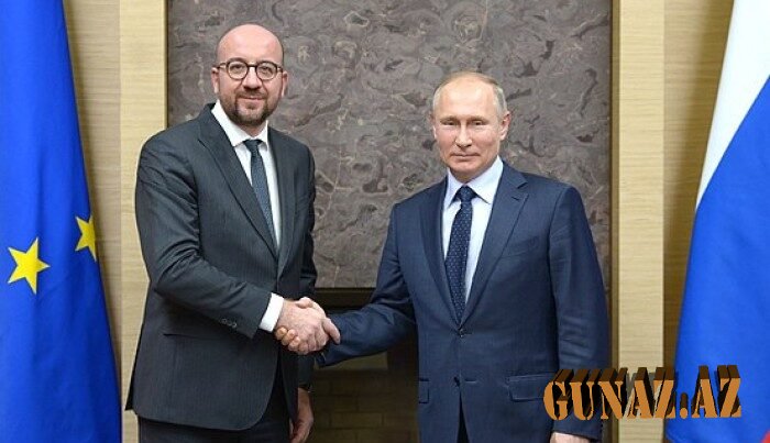Putin Şarl Mişellə danışıqlar apardı