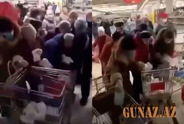 Rusiya marketlərində qıtlıq başlayıb- FOTO