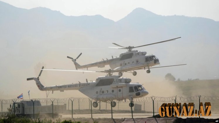 Sülhməramlıların helikopteri qəzaya uğradı