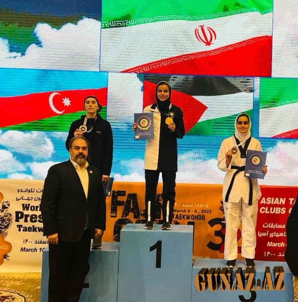 Taekvondoçularımız İranda 2 medal qazanıblar
