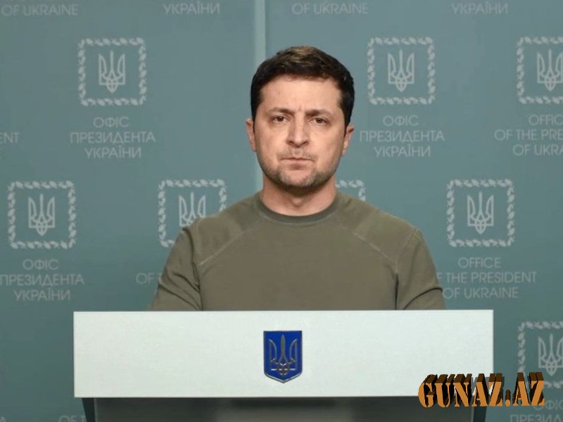Zelenskidən daha bir müraciət