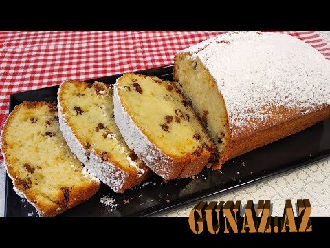 Ən asand kişmişli keks resepti