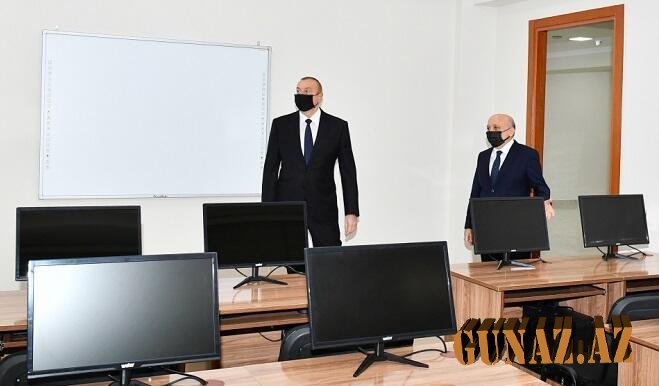 İlham Əliyev açılışda iştirak edib