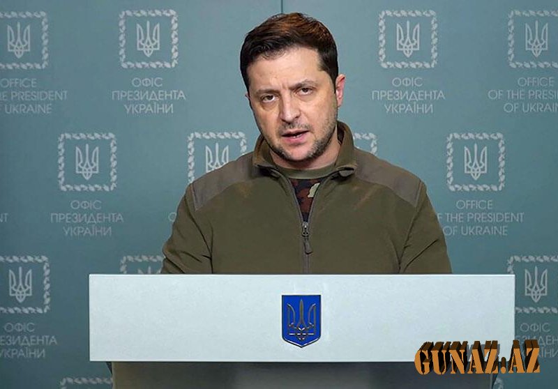 Zelenskidən SƏRT ÇIXIŞ