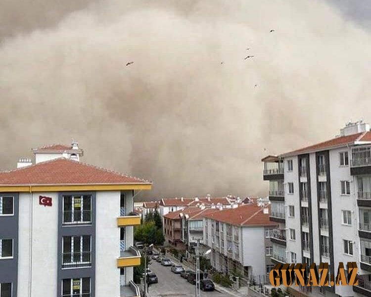 Sabah Türkiyədə qum fırtınası gözlənilir