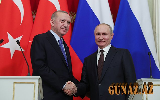 Putin və Ərdoğan telefonla danışıb