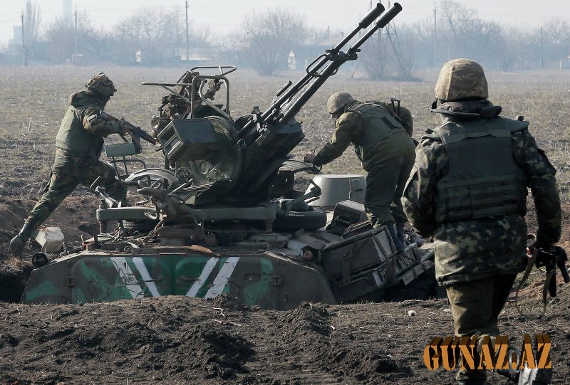 Ukrayna ordusu Panteleymonovkanı atəşə tutdu