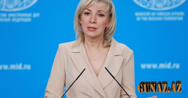 Zaxarova ABŞ-ın ona sanksiya tətbiq etməsindən danışdı