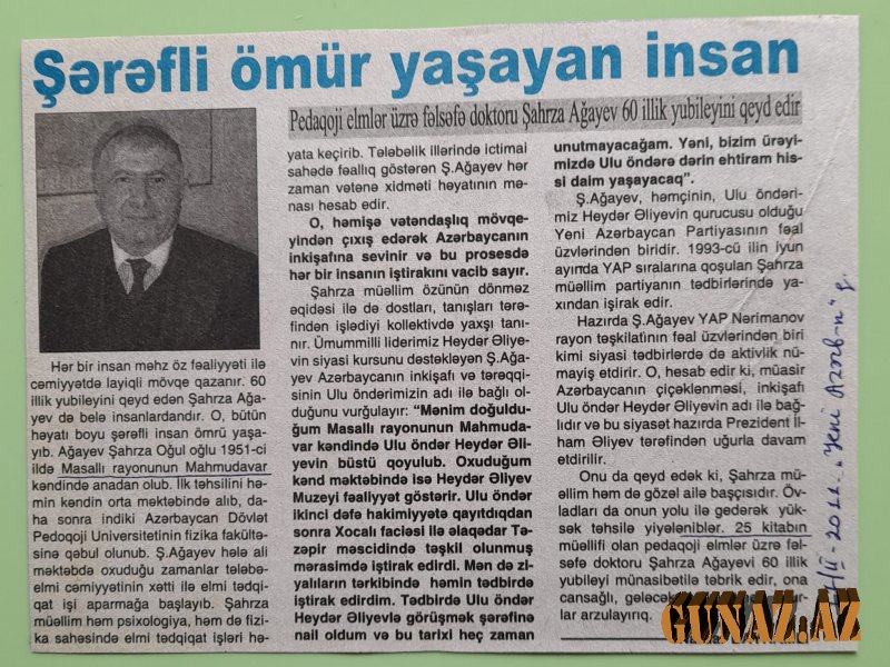 Səmərəli fəaliyyəti ilə seçilən pedoqoq alim Səmərəli fəaliyyəti ilə seçilən pedoqoq alim