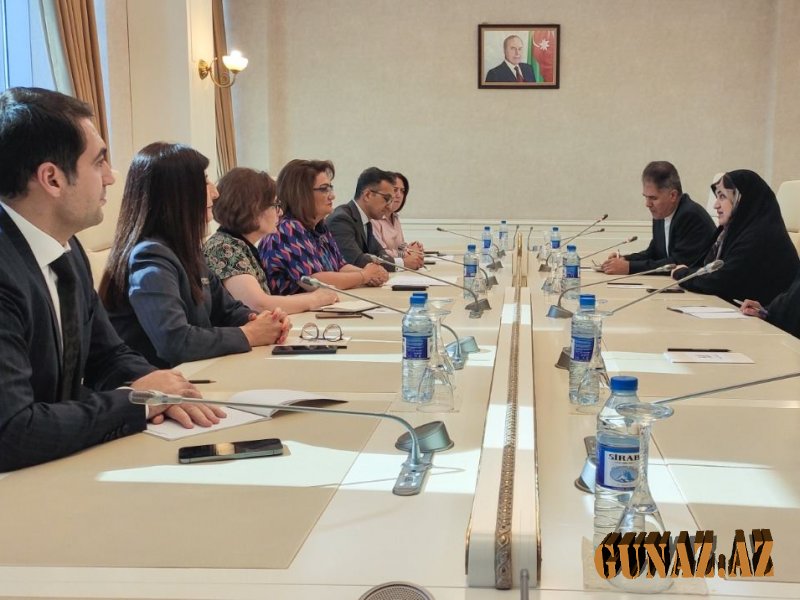 Milli Məclisdə İran İslam Şurası Məclisinin deputatları ilə görüş olub