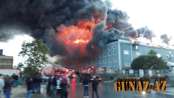 İstanbulda xəstəxanada yanğın olub