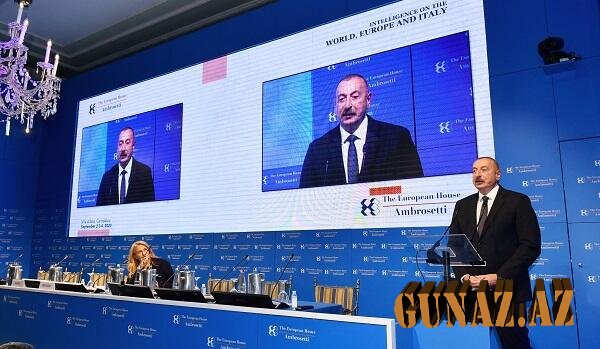 İlham Əliyev Zəngəzur dəhlizindən danışdı