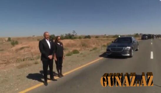 Prezident və xanımı şəhidləri belə yad etdi- Video