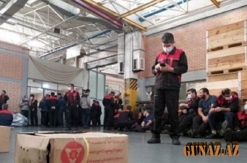 İranda fəhlələr tətil keçirir