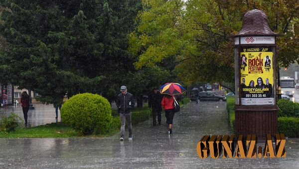 Bu günün havası açıqlandı- YAĞIŞ, KÜLƏK...