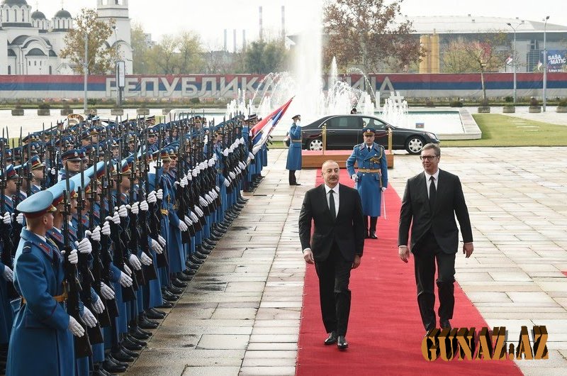Prezident Belqradda abidələri ziyarət etdi