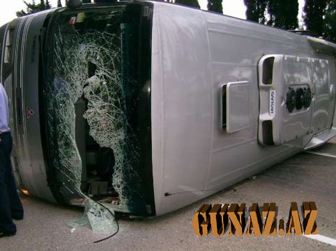 Türkiyədə avtobus qəzası olub- YARALILAR VAR