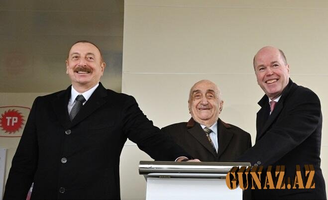 Prezident Dərin Özüllər Zavodunda iştirak edib