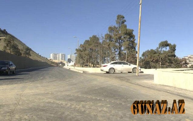 Bakıda bir neçə ay öncə bağlanan yol açıldı