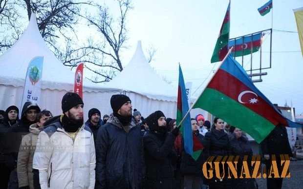 Laçın yolundakı aksiya hələ də davam edir